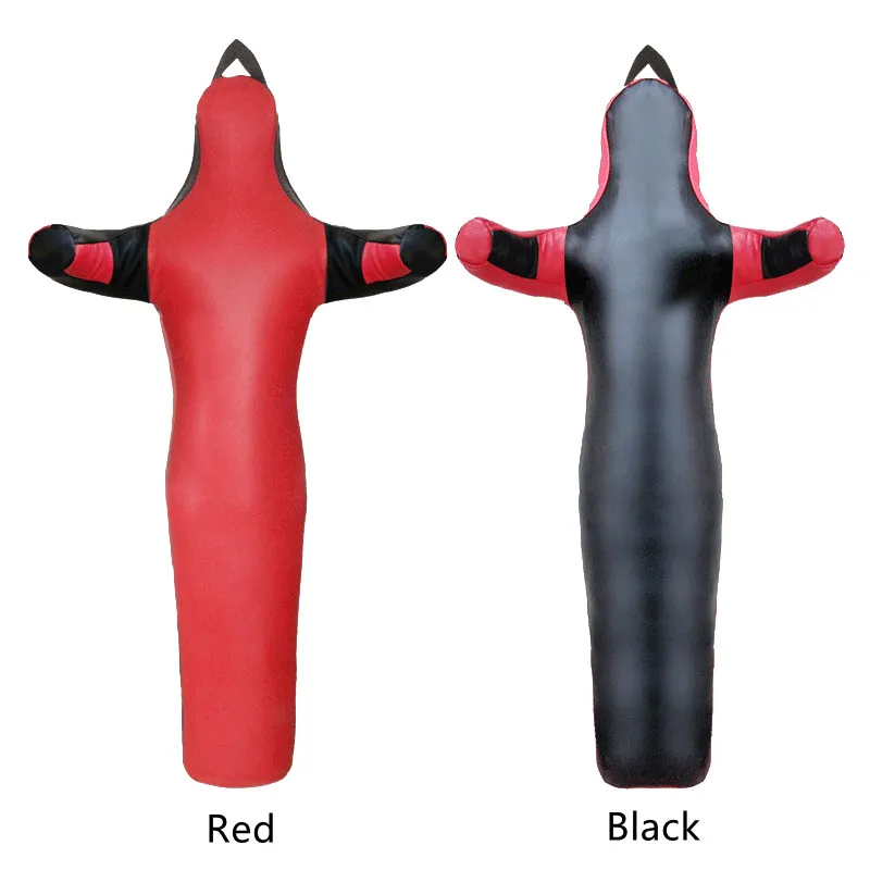 Wholesale Boxing Leather Unfilled Grappling Dummy ,MMA Jiu Jitsu UFC judo Standing Wrestling Dummy
