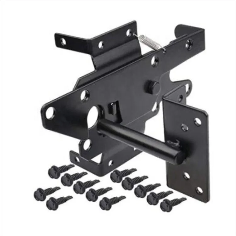 Sale heavy duty Atainless Vinyl Stainless Steel Black Hatchet Fence Gate Latches