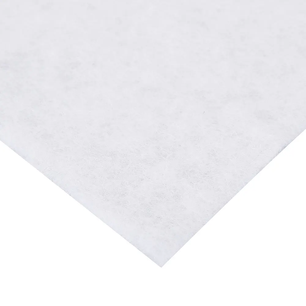 Customized White Color 100% Non Woven Polyester Fleece Fiber Padding Polyester Felt Fabric For Mattress