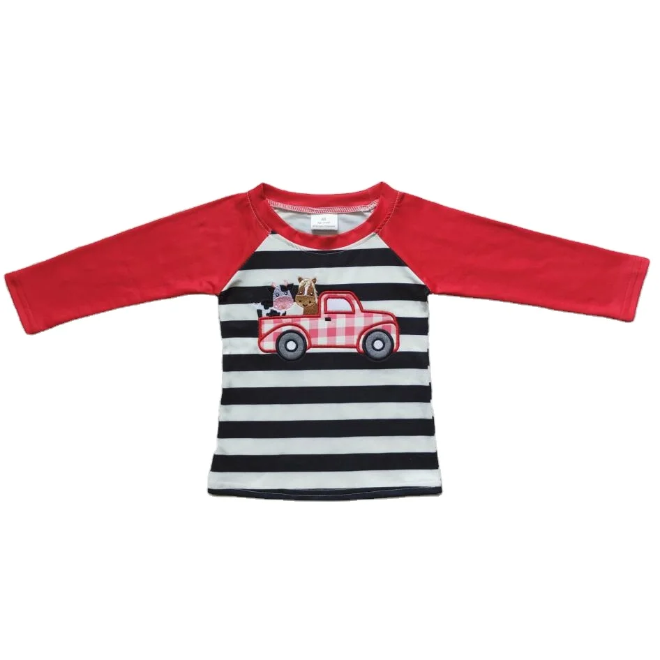 Christmas T-shirt kids top wholesale RTS no MOQ little boys summer clothing toddler clothing children baby boy shirt clothing