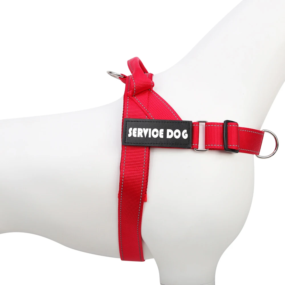Soft Breathable Mesh Padded Dog Harness No Pull Dog Harness Front Clip Reflective Nylon Heavy Duty With Customized Patches