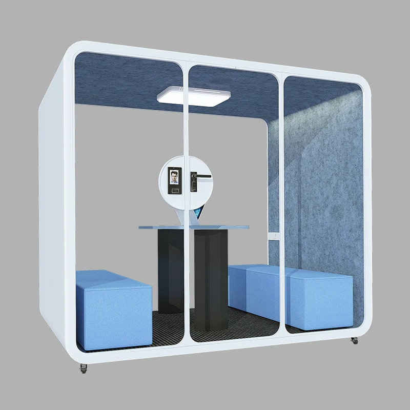 Wholesale Large Size Meeting Backyard Modular Phone Booth Office Pod With Power And Air Conditioning Noise Isolation Cabin