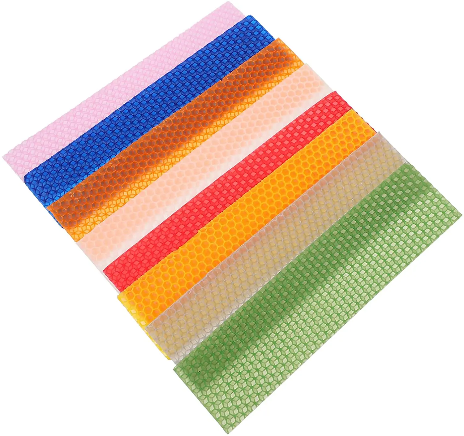 Custom DIY Colorful Beeswax Honeycomb Sheets Rolling Beeswax Candle Making Kit