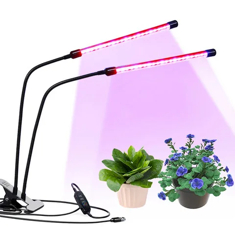 Banqcn New  wholesale USB Led plant grow light  2 heads 3 heads 4 heads for garden warehouse