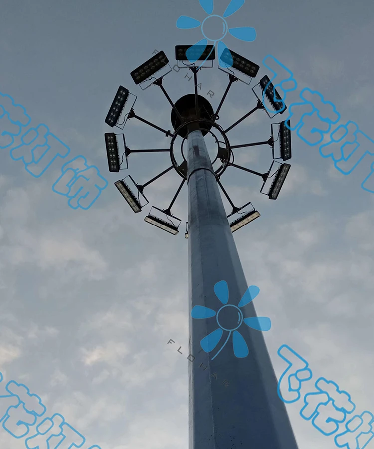 2021 Best sale 20-30M galvanized highway high mast lighting pole price