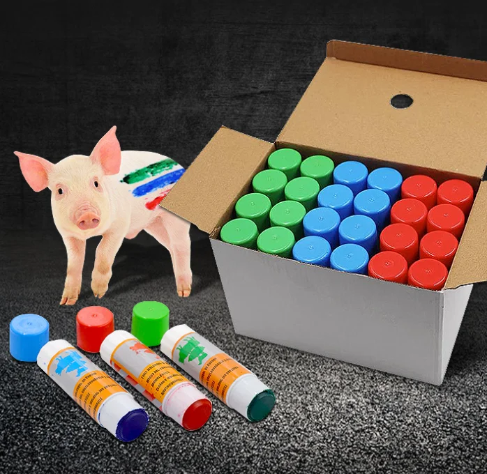 Animal Crayon Colored Veterinary Marking Livestock Body Crayons Pig Mark Crayon for Sale