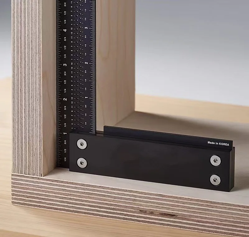 Carbon Steel Galvanized Stainless Steel Strong Not Easy to Damage Durable woodworking T-shaped Precision Measuring Scale