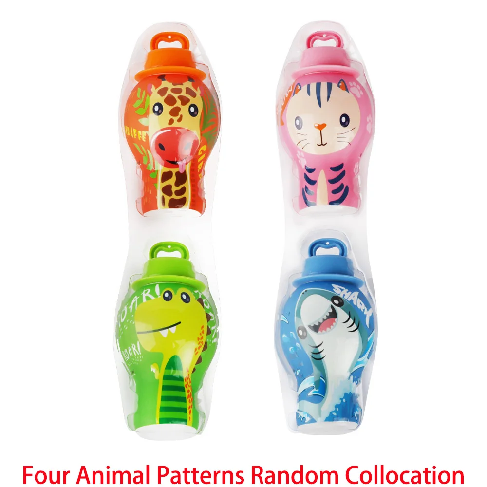 2024 Newest Wholesale 30ml Animal No Spill Bubble Solution 2PCS In Tube Learning Games For Children 24PCS/Box