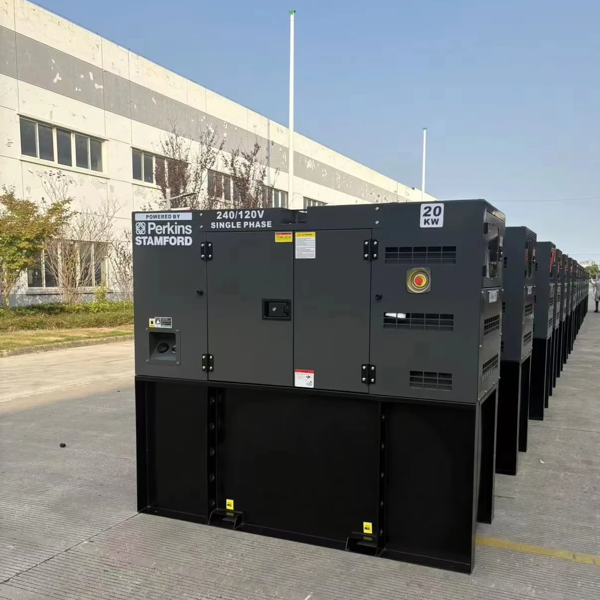 120V 240V diese generator power by UKPerkins engine silent type 12kw 15kw 16kw 18kw 20kw 25kw EPA approved