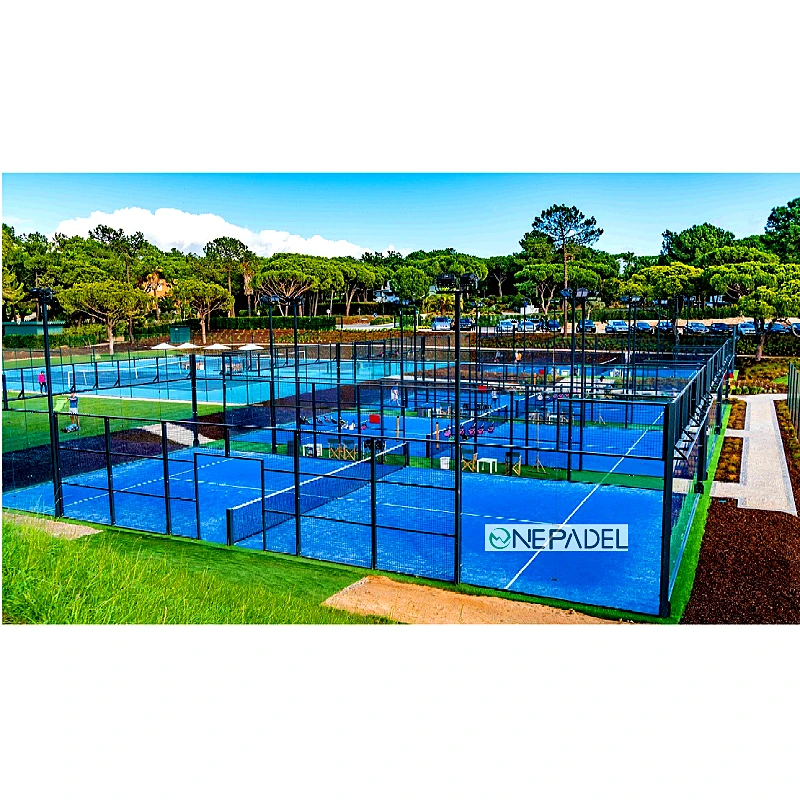 100% hot dip galvanized poles buy paddle tennis court 15+ years without rust guaranteed