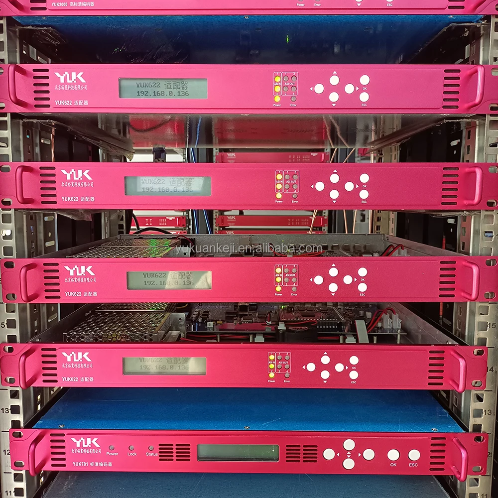 IP to ASI & ASI to IP Gigabits Gateway Converter TV Broadcasting Station Equipments