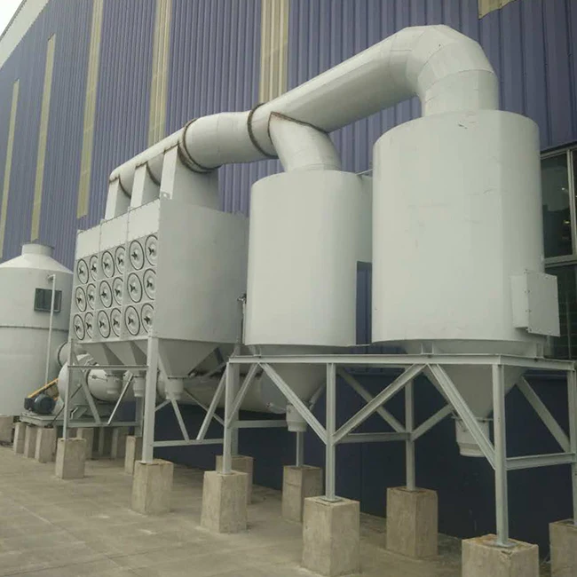 High Capacity Industrial Bag Dust Collector New Condition Cyclone Filter Dust Removal Machine with Motor Core Components