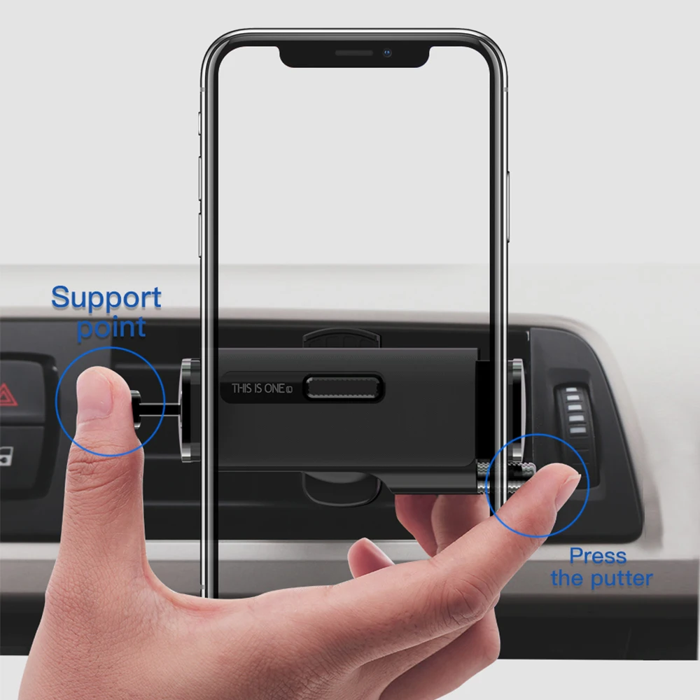 Автомобильный держатель для телефона подставка на вентиляционное отверстие Iphone XS 11 Samsung 4 0-6 5 дюймов автомобильный мобильного кронштейн