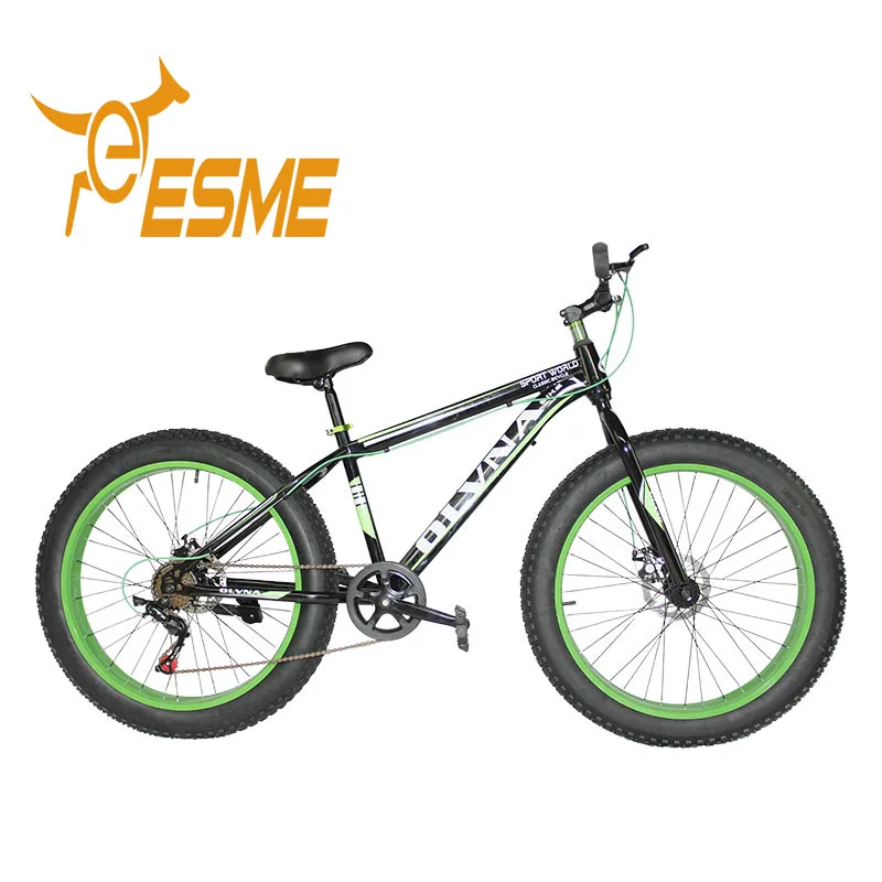 New Design Adults High Quality Steel Fat Tire 26*4.0 24 Speed Manufacturer Mtb Mountain Beach Bike Snow Bike Fat Tire Bicycle
