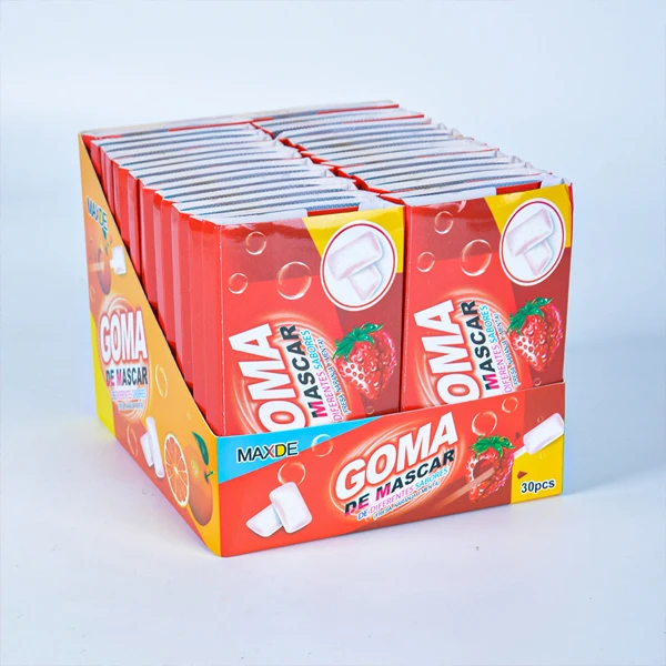 Wholesale Sweet Fruity Strawberry Flavor Chewing Gum From China