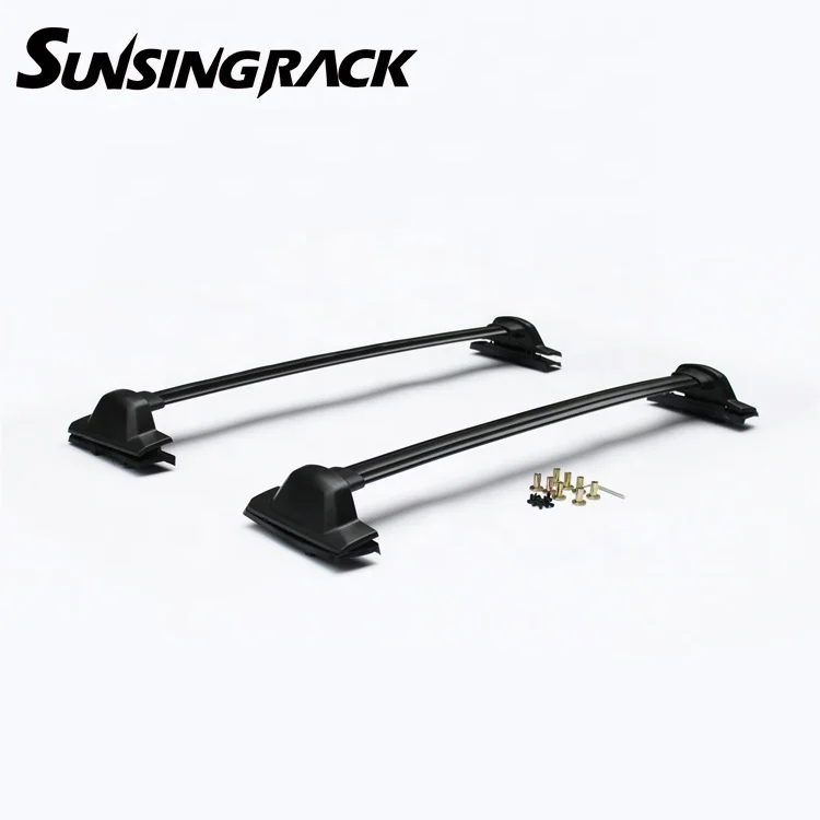 SUNSING CRV 2007-2011 Car Roof Rack with Aluminum Roof Mount Accessory and Iron Cross Bar
