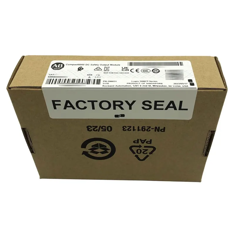 5069-L3100ERMS3 New AB Compact GuardLogix Rockwell Controller PLC