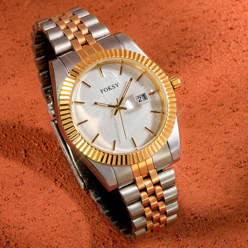 Simple Casual Cheap Price Alloy Case Stainless Steel Strap Reloj Hombre Wrist Watch