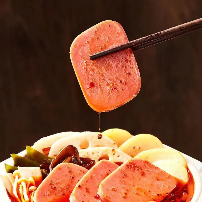 Yang Guofu lunch meat sausage slices tomato spicy hot, convenient instant spicy self-heating smallFondue