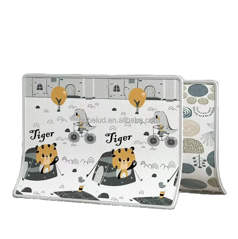 2024 новый стиль экологически чистый толстый детский коврик для ползания складной игр детей безопасный подарок