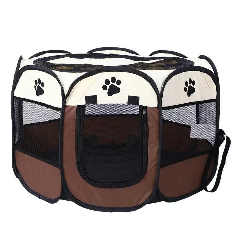 Portable playpen foldable pet house dog toy tunnel Pet Play Fence for small dogs and cats