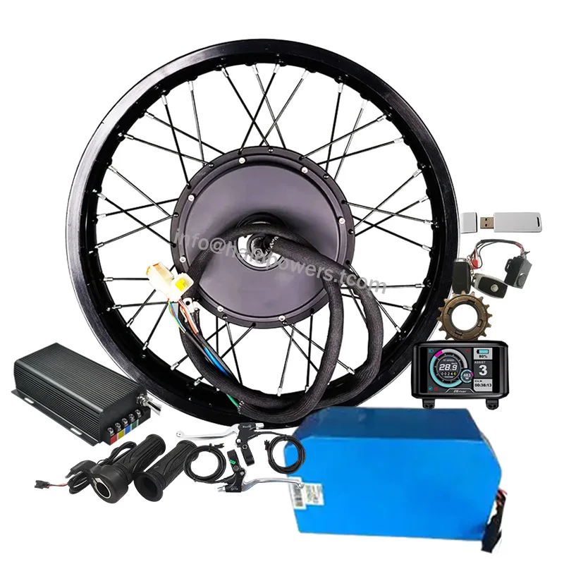 High  speed 5000w 3000w qs 273 5t 72v 8000w hub motor 19inch qs 273 5t 72v 8000w hub motor electric bicycle kit ebike e bike