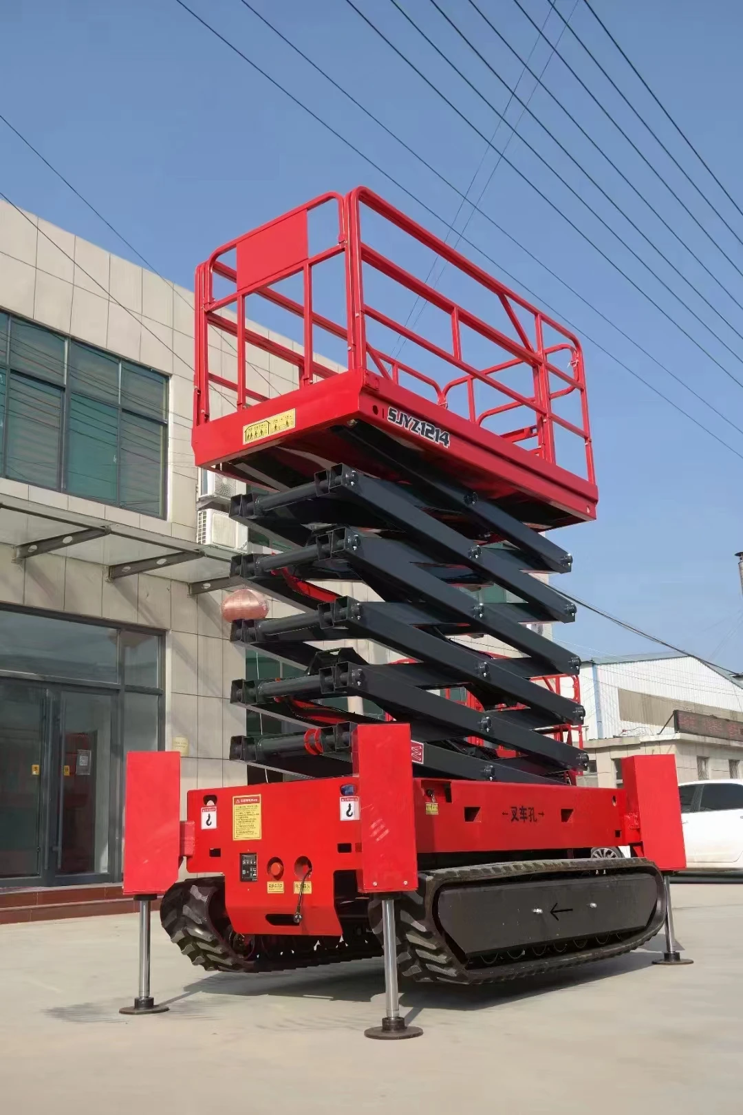 4m 6m 8m 10m CE Certificate Full Electric Scissor Lift Manual Lightweight Hydraulic Mobile Electric Scissor Lift