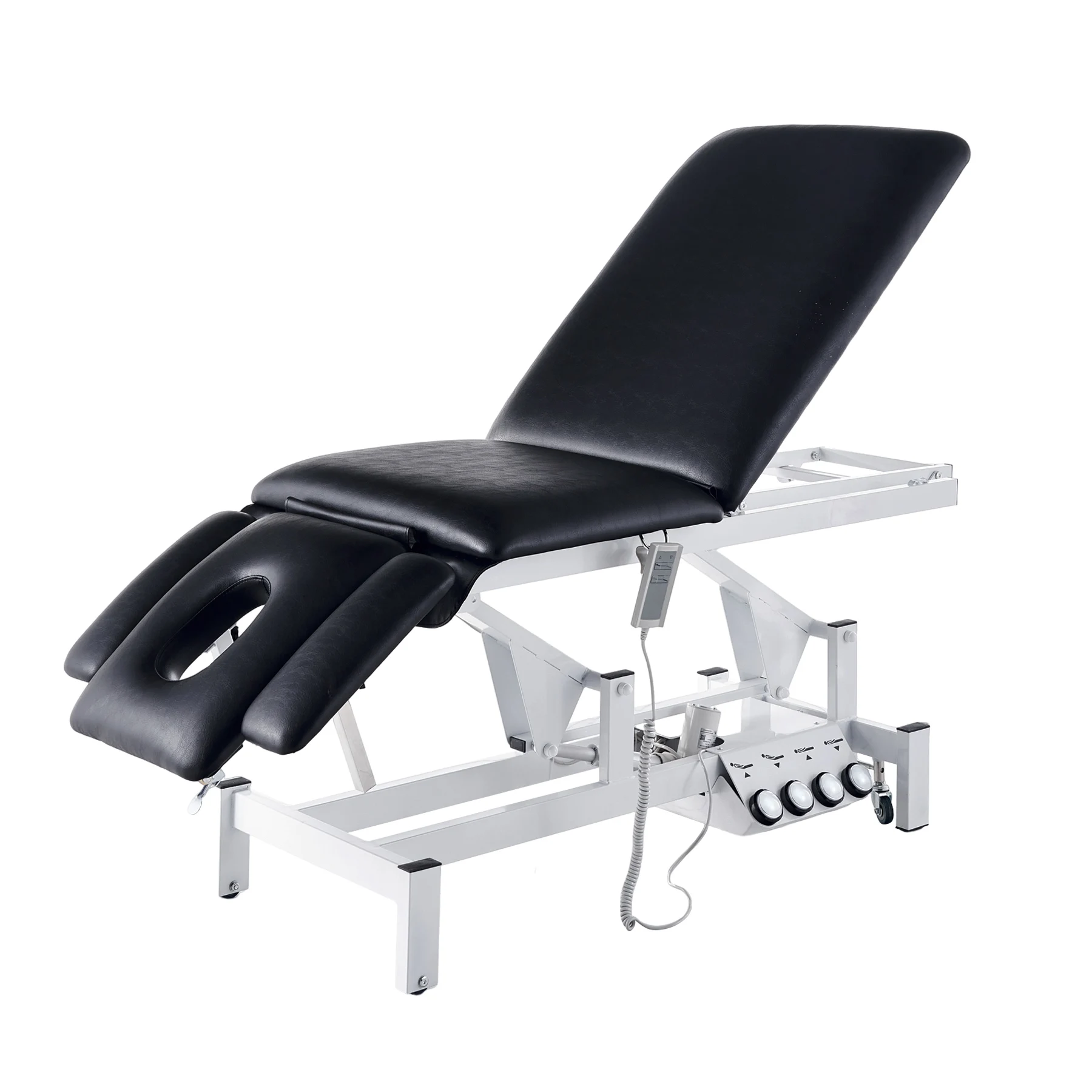 Luxury Salon And Nail Spa Furniture Black Grey Massage Facial Electric Beauty Bed