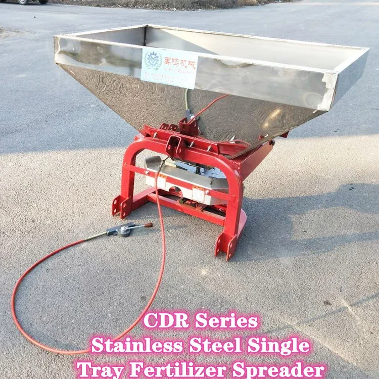 2021 new agricultural fertilizer spreader stainless steel single disc spreader manure spreader on sale