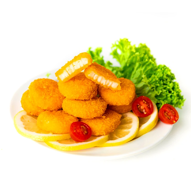 Premium High Quality Seapack Golden Breaded Surimi Scallop Wonderful Unique Taste and Suitable for Fried