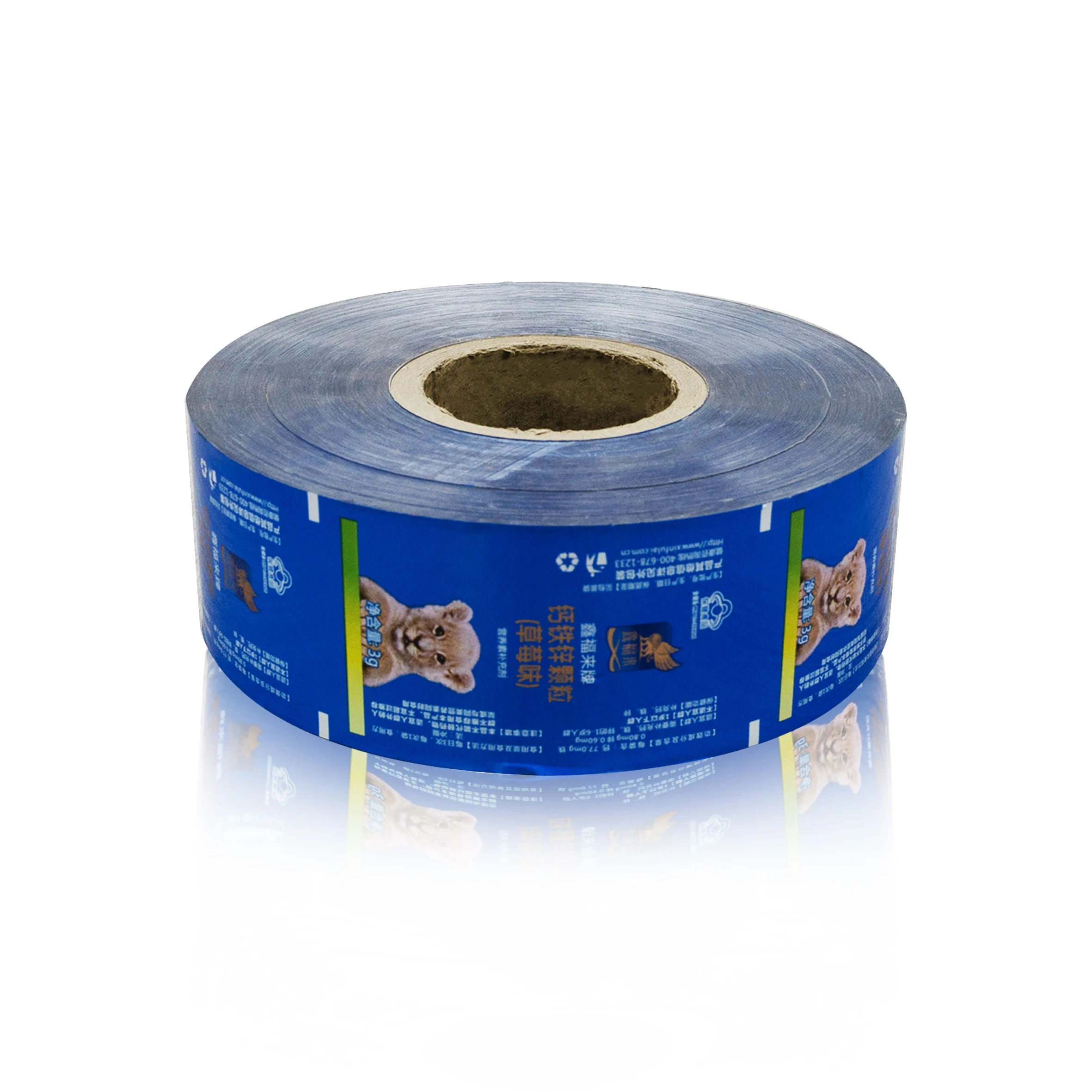 CCPAK  food packing lamination film in rolls glossy for cookies  candy  snack  bread