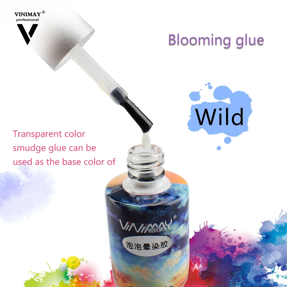Vinimay Nail Supplies Drawing Gel Polish Marble Art Ink Nail Water Blooming Watercolor Liquid Dyeing UV Gel Nail Polish