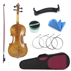 Wholesale Factory Hot Selling Music 4/4 with natural Flamed violin