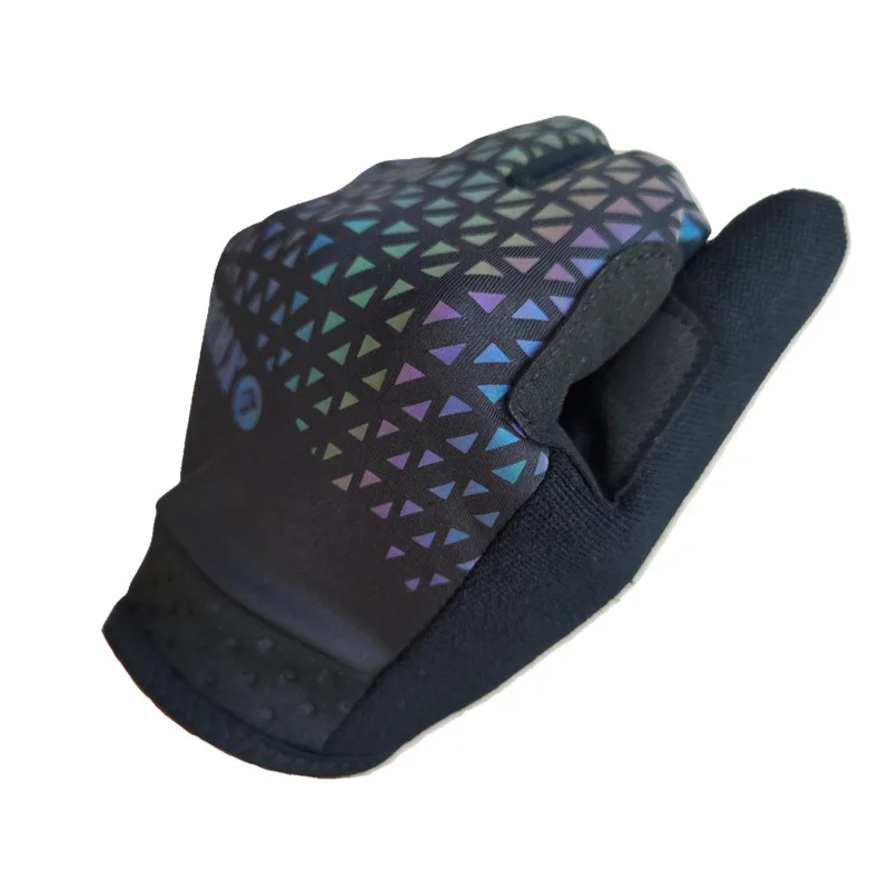 New discolored soft  anti slip wear-resistant waterproof  full finger custom warm bicycle gloves