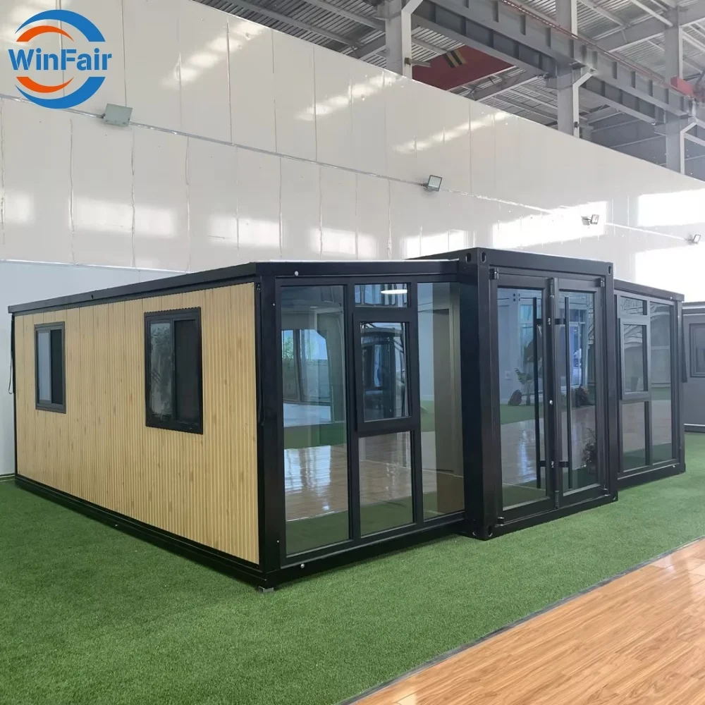 WinFair Portable Houses  20Ft Container Mobile Homes Prefab Tiny Foldable prefabricated module House With Kitchen And Bathroom
