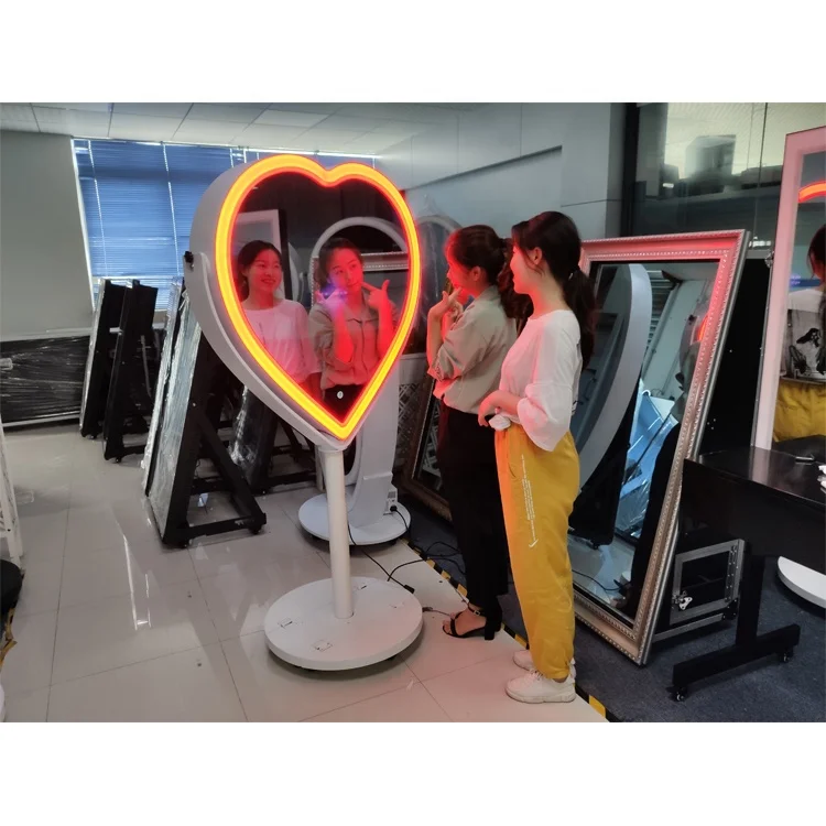  Высококачественная Автоматическая зеркальная фотокабина фото меня с принтером подъем