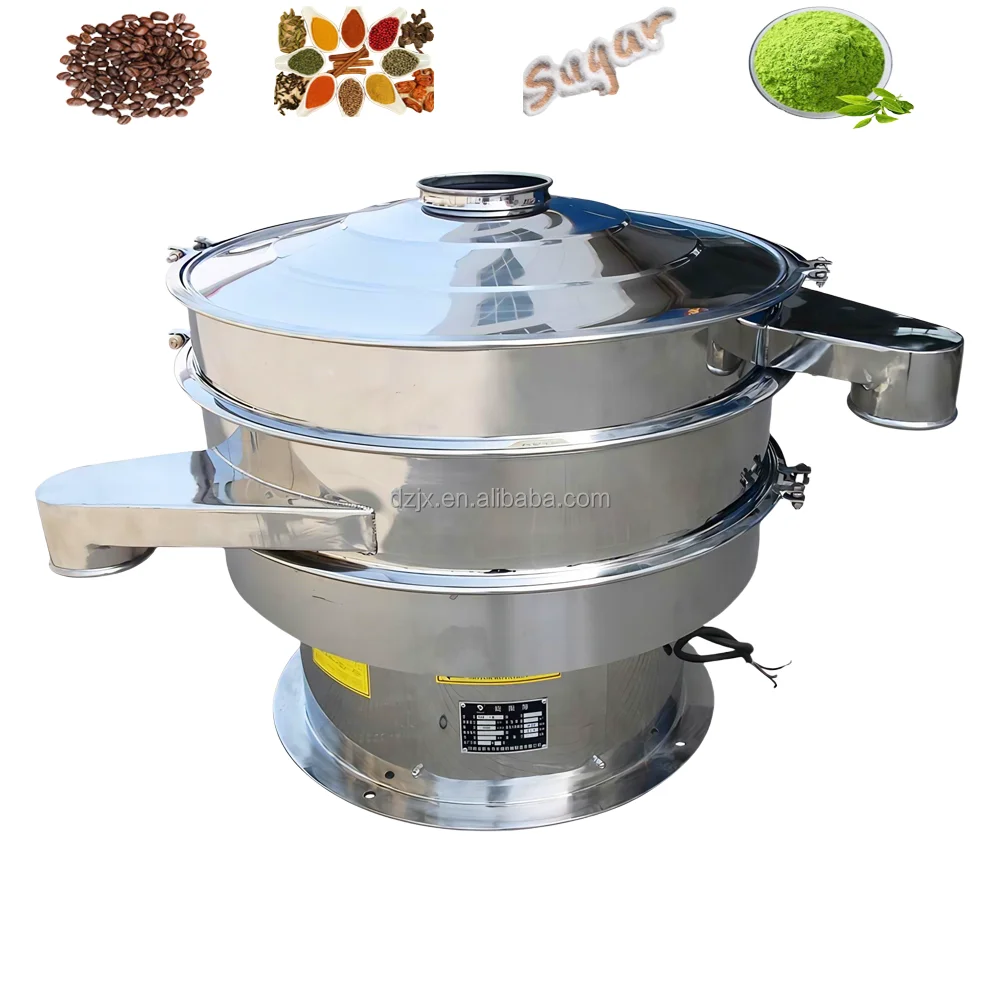 DZJX Glucose Copper Powder Nxxnx Hot Ultrasonic Rotary Vibrating Screen Liquid Filter Vibro Sifter Sieve For Pearl Classifer