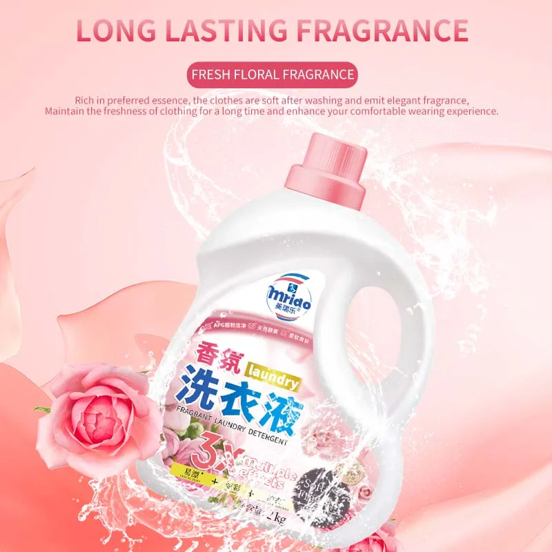 Washing Liquid Laundry Detergent Gel,  2kg,Original,Liquid Strong Family Size Washing liquid