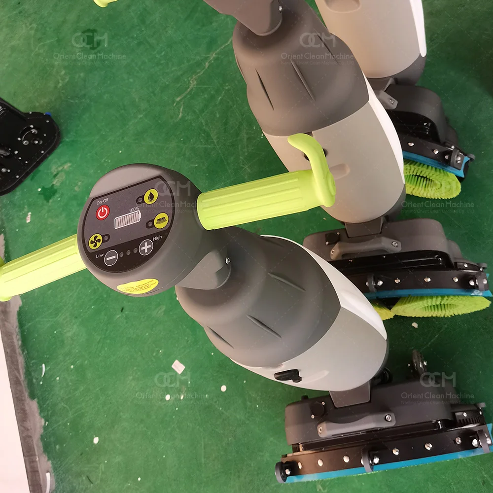 OCM-GB380A  walk behind scrubber machine ceramic tile scrubber machine floor cleaning equipment for hospitals