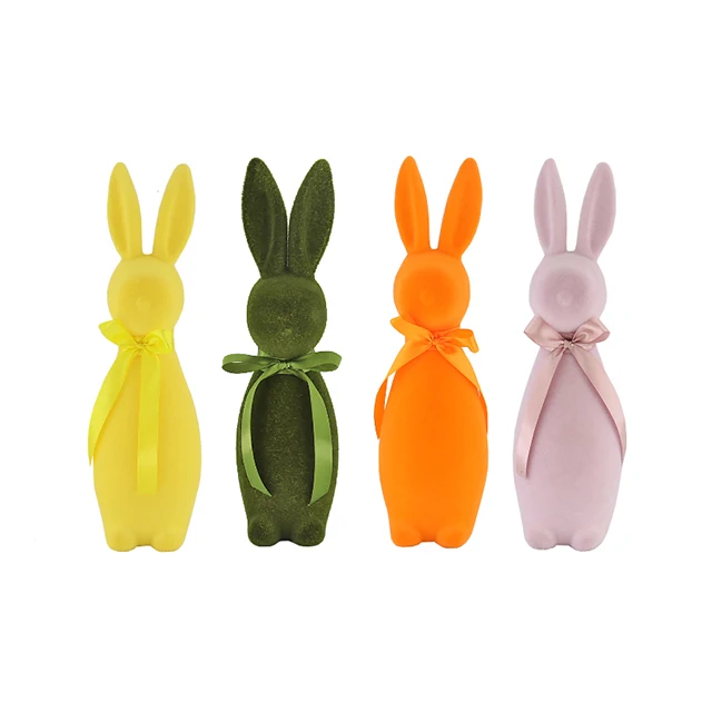 Easter Decorations For The Home Bunny Figurines Gifts For Kids Easter Decor Rabbit Statue Ornaments For Table Accessories