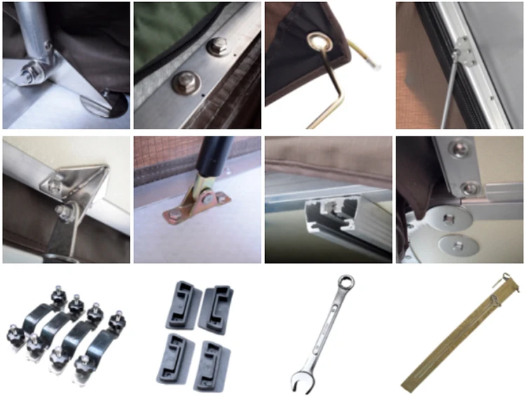 China Manufacturer Self-Driving Tour 4 Person Hard Shell 4X4 Car Roof Top Tent