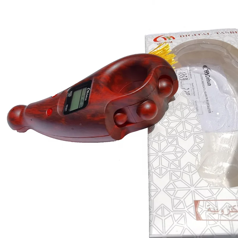 Fast ship Ramadan Gift with Prayer Beads Islamic Tasbih Digital LED Electronic Rosary Muslim Tasbeeh Finger Tally Counter