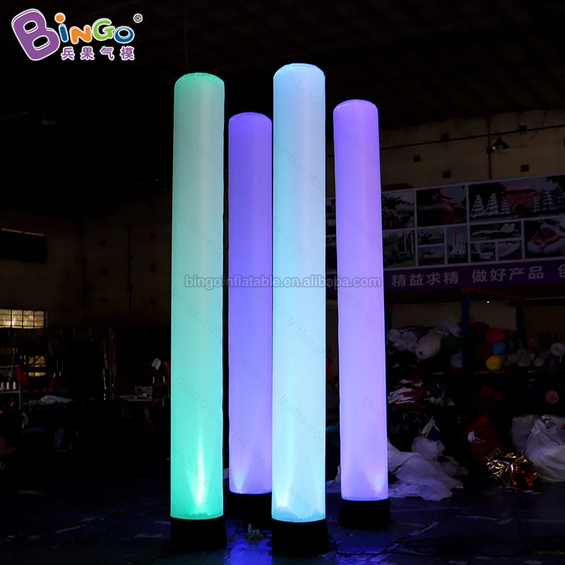 Advertising Inflatable Nightclub Decor Led Inflatable Light Tube Column Giant Inflatable Led Light Balloon