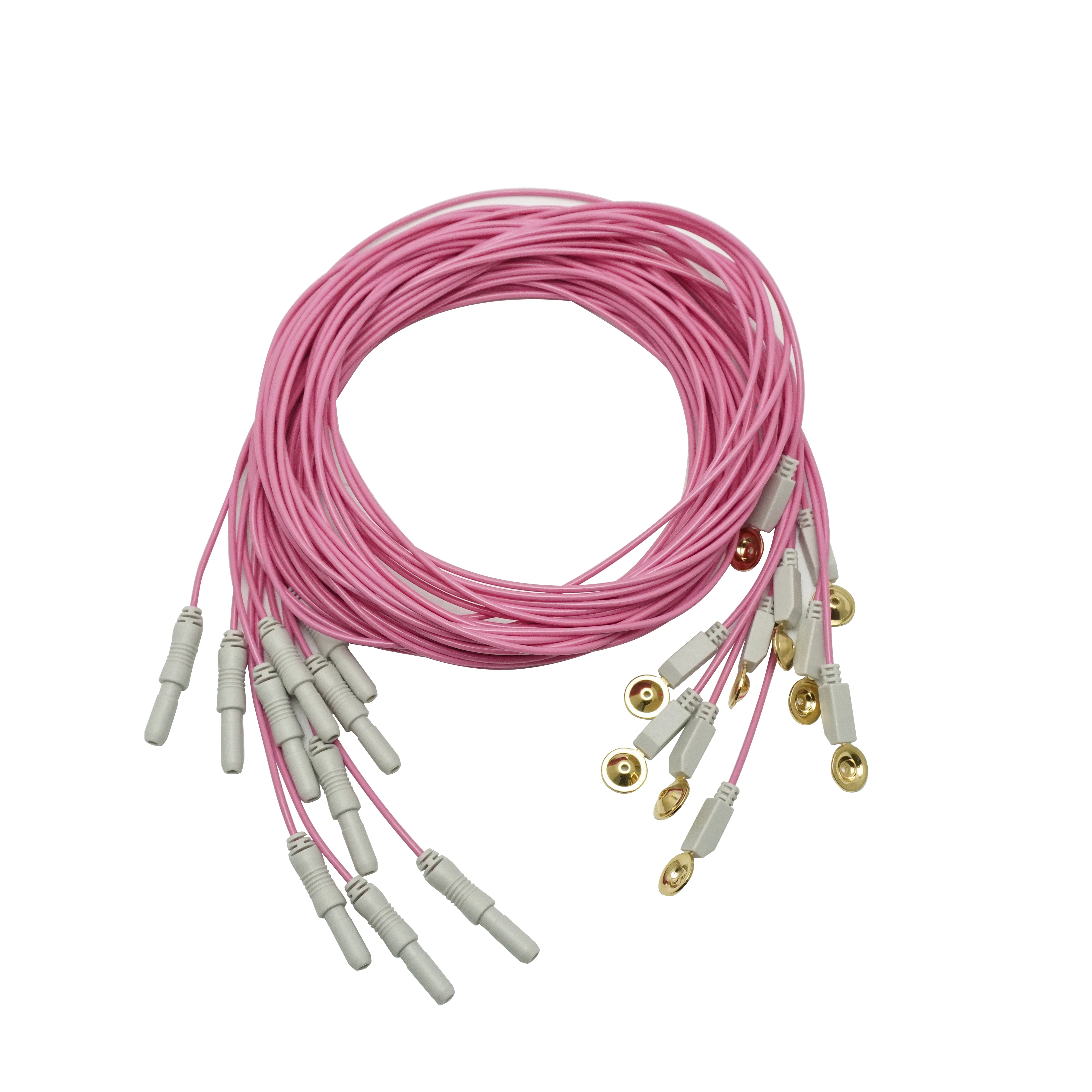 Medical China Silver EEG Cup Electrodes Cable