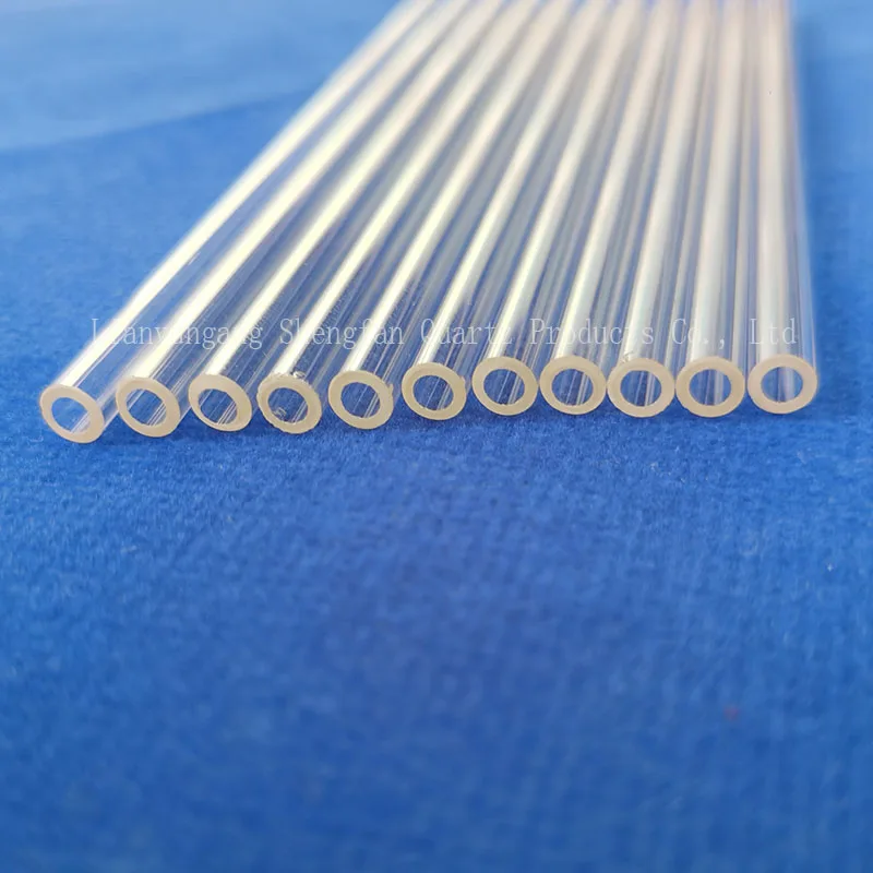 High Quality Low Flat-Bottomed Clear Fused Silica Quartz Glass Sleeve Test Tube