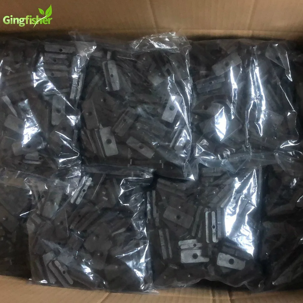 
Black Plastic T Clip Hidden Fastener 25-pieces/cover 1sq.m. composite decking 