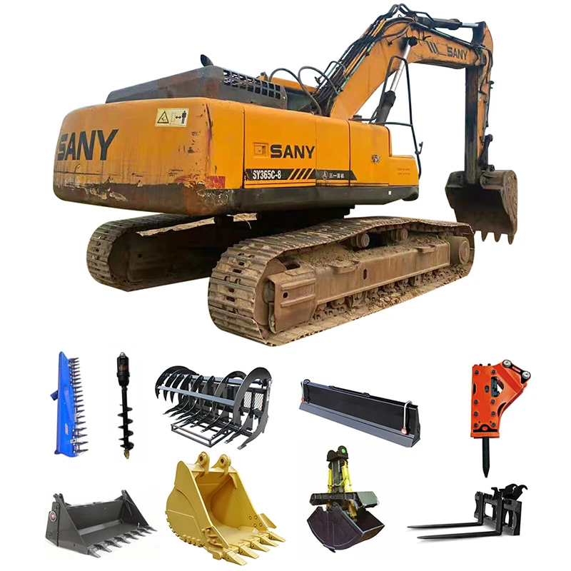 35Ton used mining excavator Sany hydraulic construction mining shovel excavator SY365 SY365C SY365H in STOCK