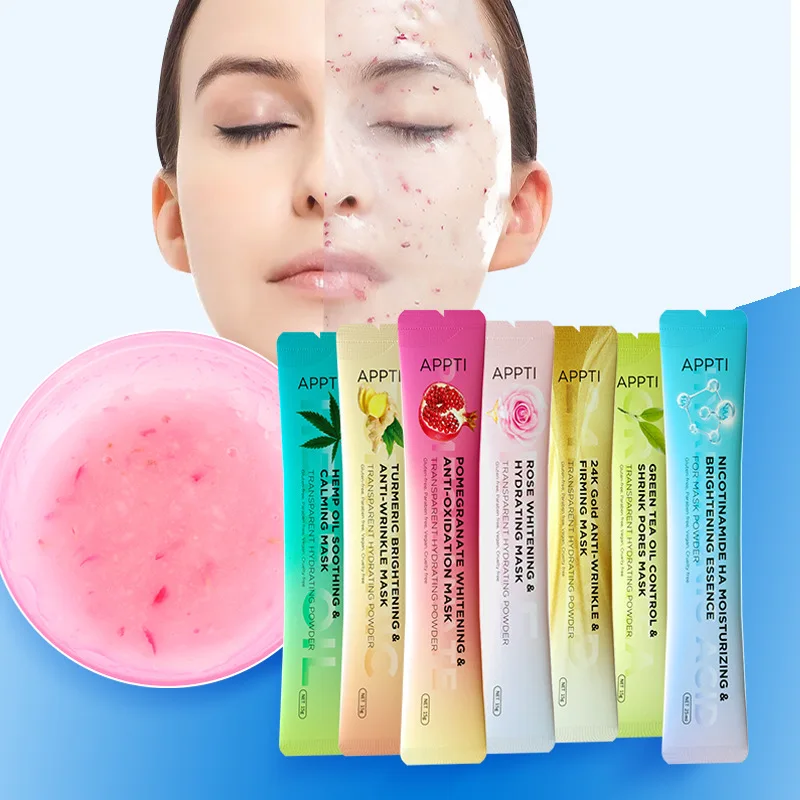 Private Label Hydrojellymask Face & Body Masks Beauty Vajacial Bulk Mascarillasl Facial Rose Powder Hydro Jelly Masks