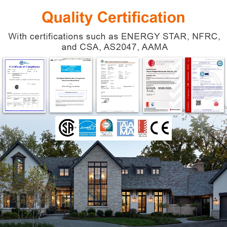 Fast Shipping Plastic UPVC Windows Soundproof Double Glazed Windows Custom PVC Single Hung Windows