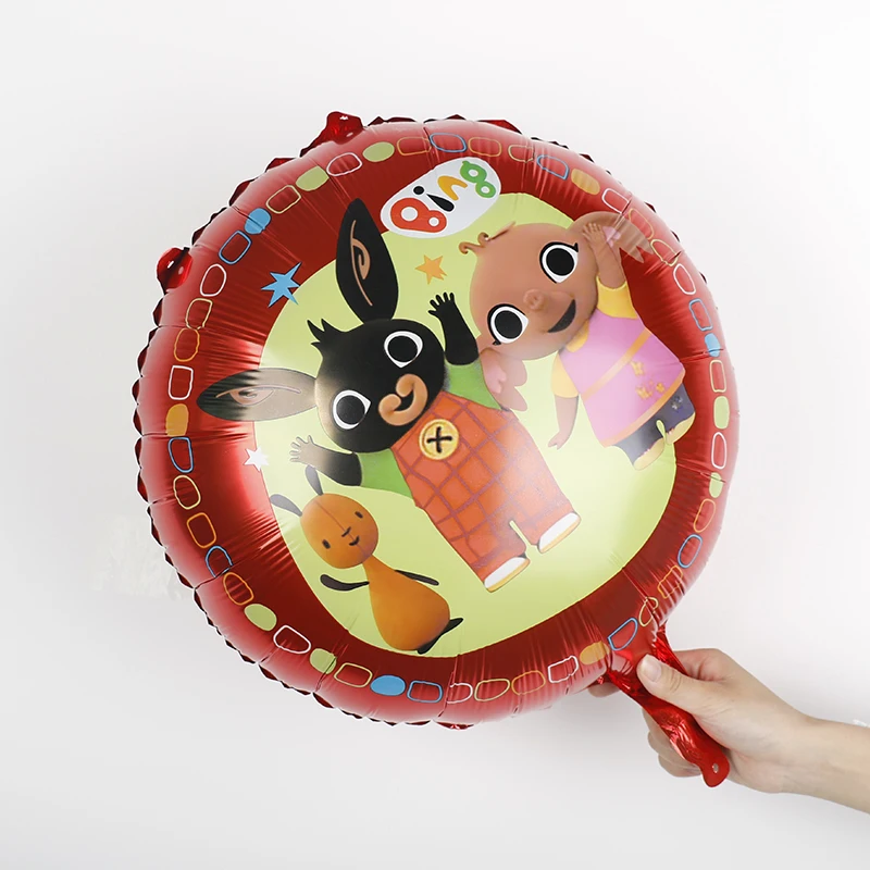 
5pcs/bag Cute Bing Bunny Foil Balloon sets Cartoon Bunny Balloon happy birthday Baby Shower Party Decoration Balloons Supplies 